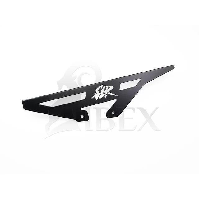Compatibile Con Honda SLR 650 Bj 1996-00 Protezione Catena Black Logo Nero