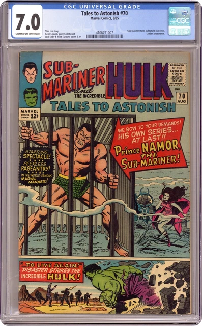 Tales to Astonish #70 CGC 7.0 1965 4106791007