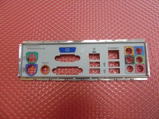 HP M2N78-LA, 13GP084AM372-1H2, Motherboard I/O Plate Metal Shield Back ...