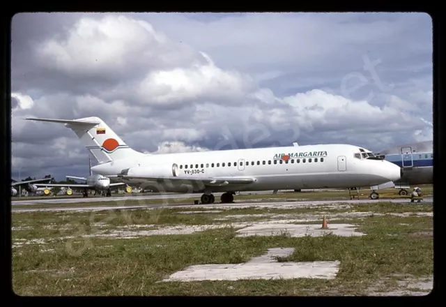 Air Margarita Douglas DC-9-14 YV-830-C Jan 93 Kodachrome Slide/Dia A4