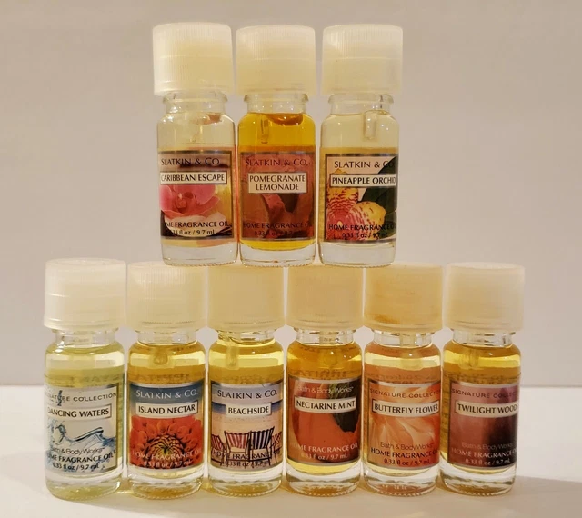 BATH & BODY Works White Barn Candle Slatkin & Co. Home Fragrance Oil