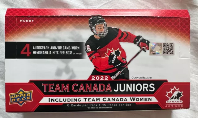 2022 Upper Deck Team Canada Juniors SINGLES YOU PICK Base | POP | POE