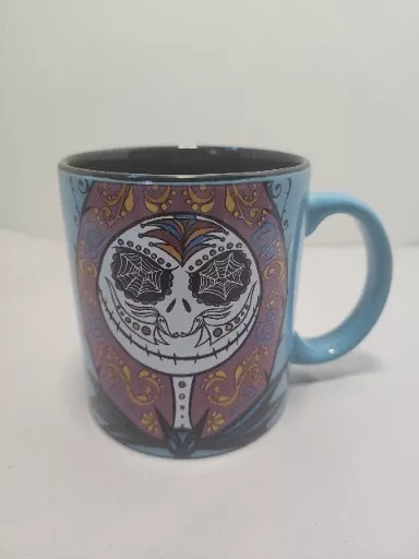 Disney The Nightmare Before Christmas Jack & Sally Sugar Skull Day of Dead Mug