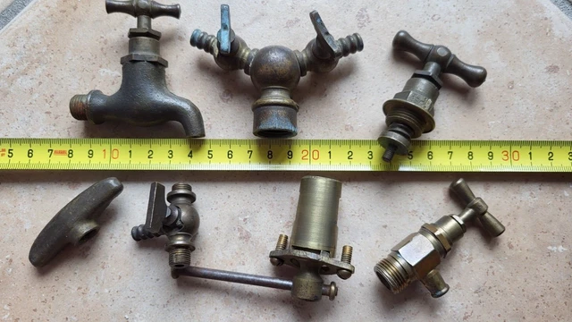Robinet de jardin laiton vieilli (Old Brass) Nostalgie Rétro 3/4 Raccord robinet extérieur