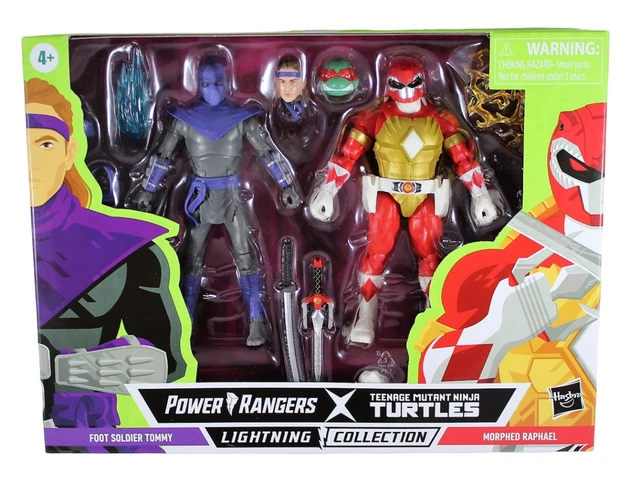Power Rangers Teenage Mutant Ninja Turtles Foot Soldier Tommy & Morphed Raphael