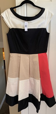 KATE SPADE Sz 8  Color block￼ Adette Dress Go Fly A Kite Multi ￼NWT 398.