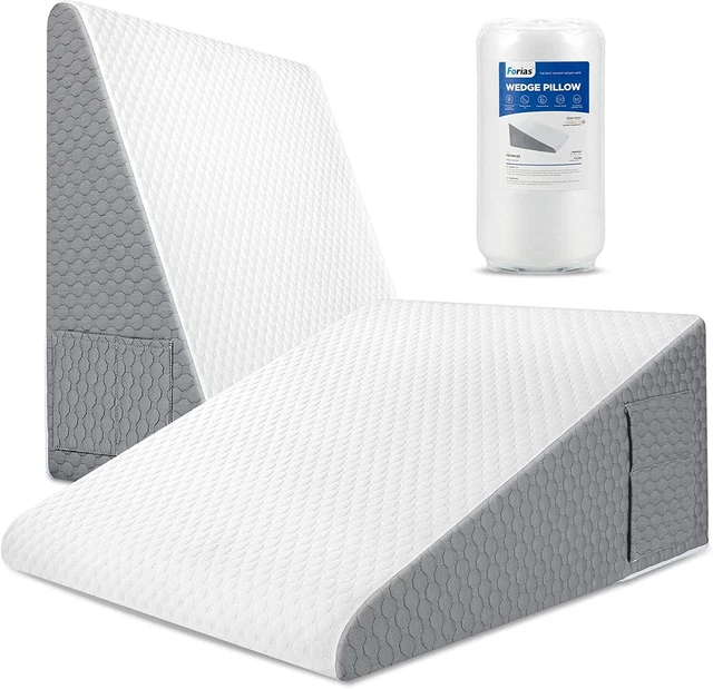 Forias Cuscini Cuneo 12" Cuscino Cuneo Letto per Reflusso Acido Del Sonno Dopo Intervento Chirurgico