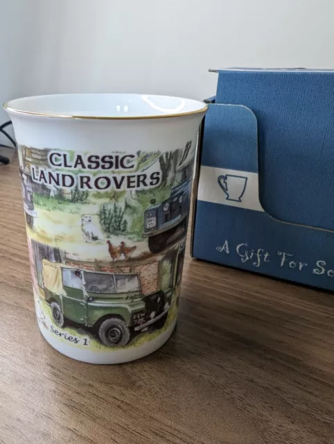 Norfolk China Collectible Classic Land Rovers Mug