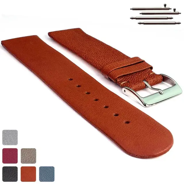 Leather Watch Strap Band Classic / Quick Release 12 14 16 18 20 22 24 Tact MM