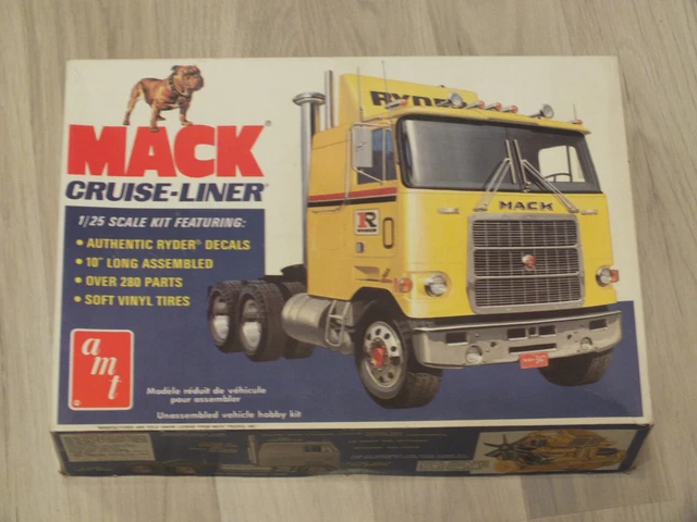 AMT ERTL 1/25 Mack Cruise-Liner T536 von 1977 seltener Bausatz Truck ...
