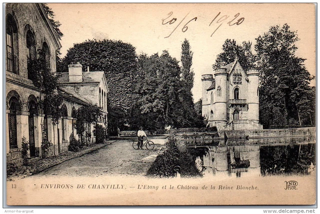 60 - l'etang et le CHATEAU de la reine blanche.