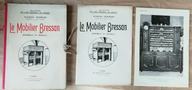 Le Mobilier Bressan Alphonse GERMAIN éd Massin 40 planches