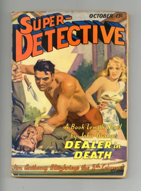 Super-Detective Pulp Oct 1940 Vol. 1 #1 FN
