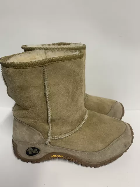 klipning jord hellige MERRELL YETI CHAMELEON High Brown Tan Vibram Winter Boots Women's Size 7.5  $60.00 - PicClick