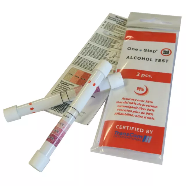 Disposable Alcohol Breathalyser Breath Tester Kit, UK & EU Wide Certified Test