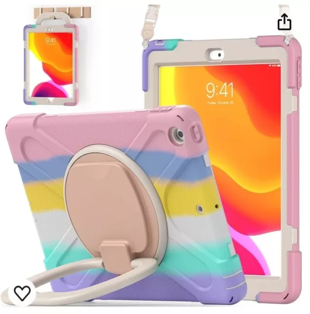 Funda Para Ninos Ipad 10.9 Resistente a Golpes Protector Pantalla Correa, Asa G