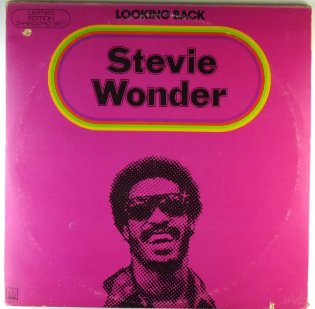 3x 12 " LP - Stevie Wonder - Looking Back - M980 - Délavé & Cleaned