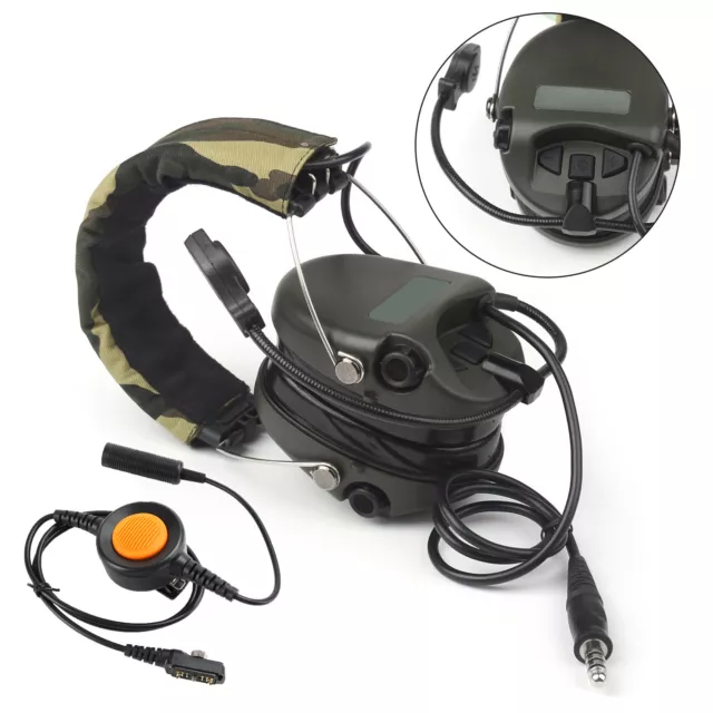 H60 Sound Pickup Noise Reduction Headset pour Hytera PD780/700/580/788/782/785