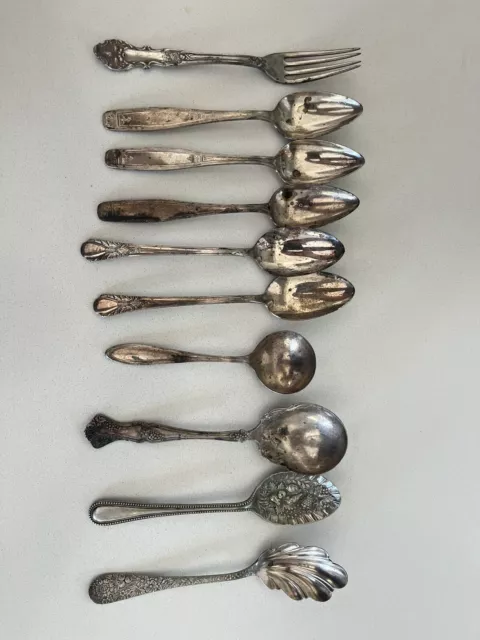 Random Lot Of Plated Silverware