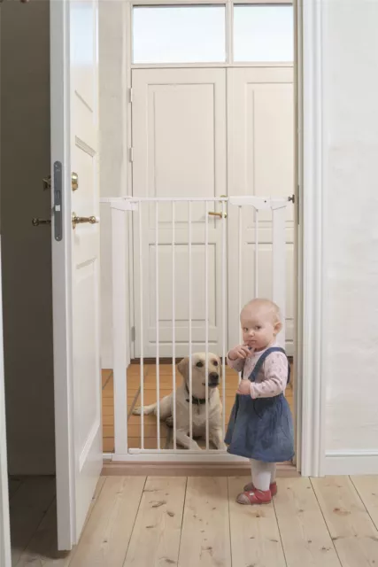 BabyDan Extra Alto Presión Puerta de Seguridad para Bebé y Mascota 73-113,5cm