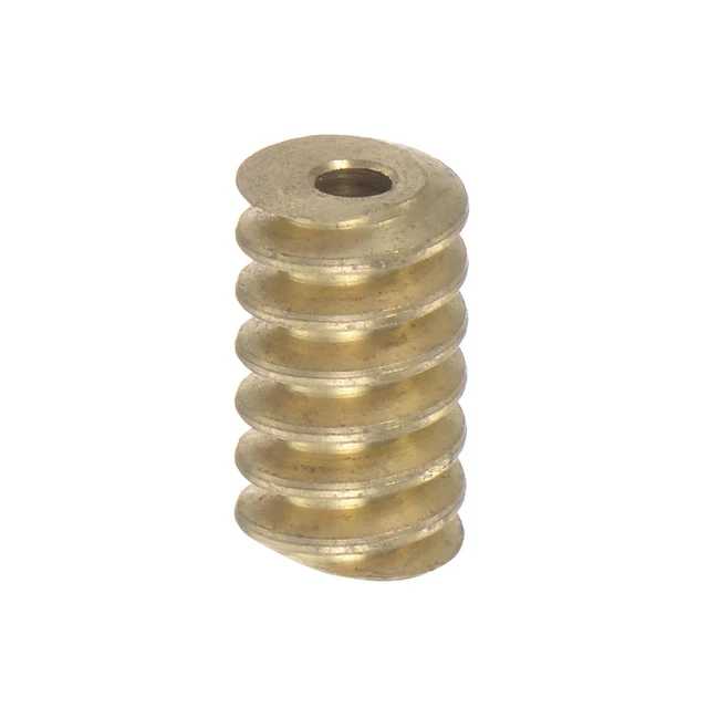Ingranaggio Albero Ottone 0.5 Modulo 1.98mm Foro Diametro Azionamento
