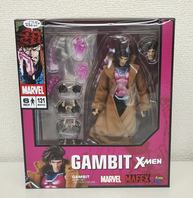 Medicom Toy Mafex No.131 Marvel X-MEN GAMBIT Comic Ver. Action Figure New Japan
