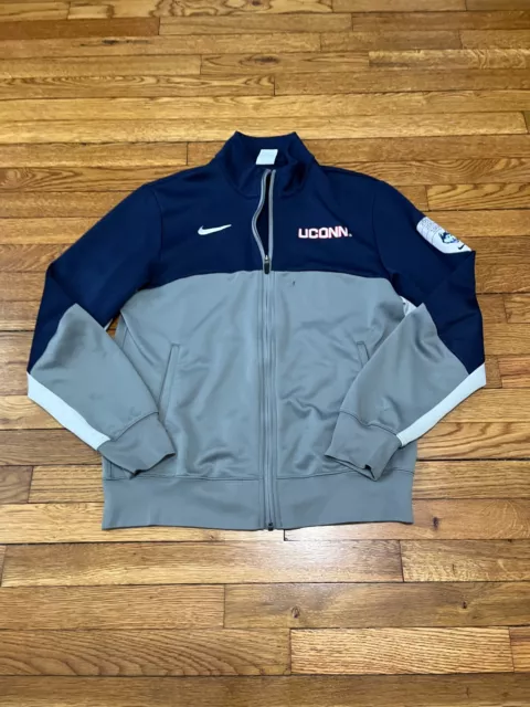 Nike Elite UCONN Huskies Basketball Mens Track Jacket Embroidered Logo Sz Medium