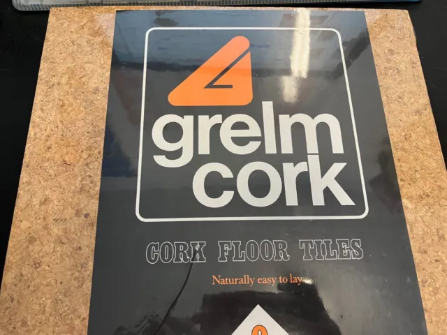 Grelm cork floor tiles pack of 9