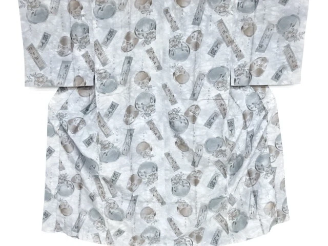 40968# Japanese Kimono / Antique Mens Juban / Daruma