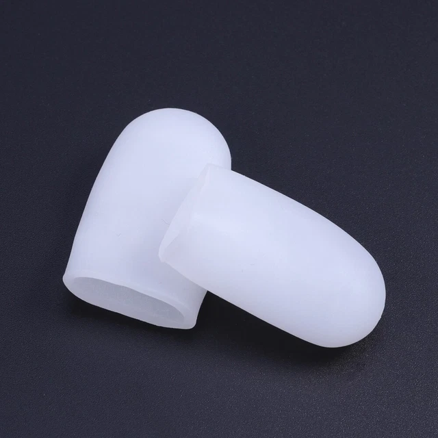 12 PC Manchon De Soutien Des Doigts Gel Silicone Élargi