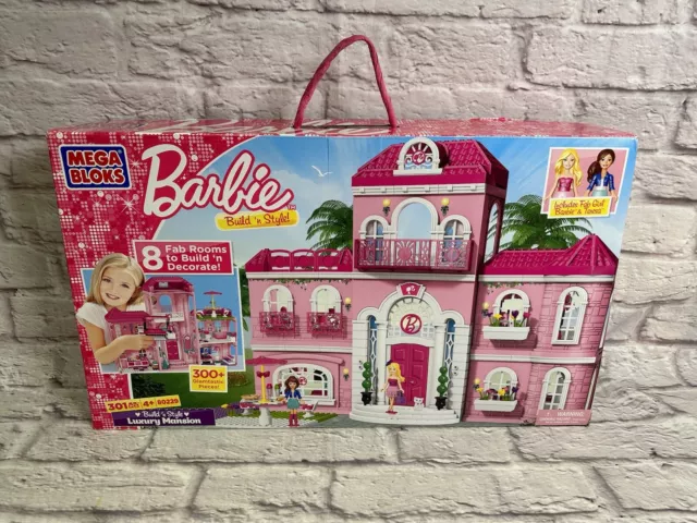 Mega Bloks Barbie Build 'n' Style Luxury Mansion 80229