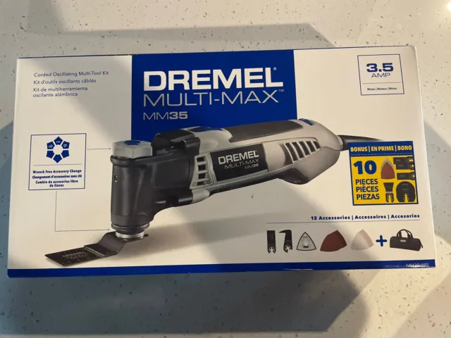 Dremel Multi Max MM35 Corded Oscillating Multi Tool Kit 3.5 Amp New Sealed