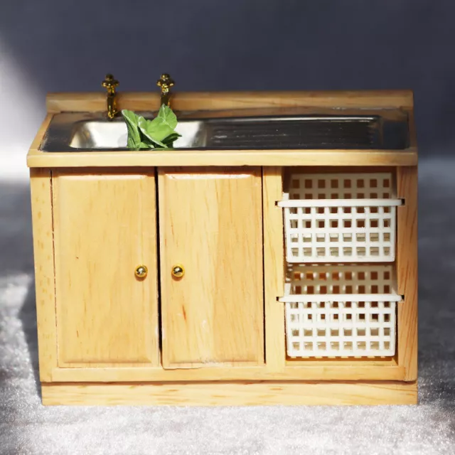 1/12 Scale Dollhouse Furniture Toy Accessories Miniature Bathroom Kitchen Sink