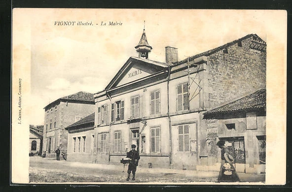 CPA Vignot, La Mairie