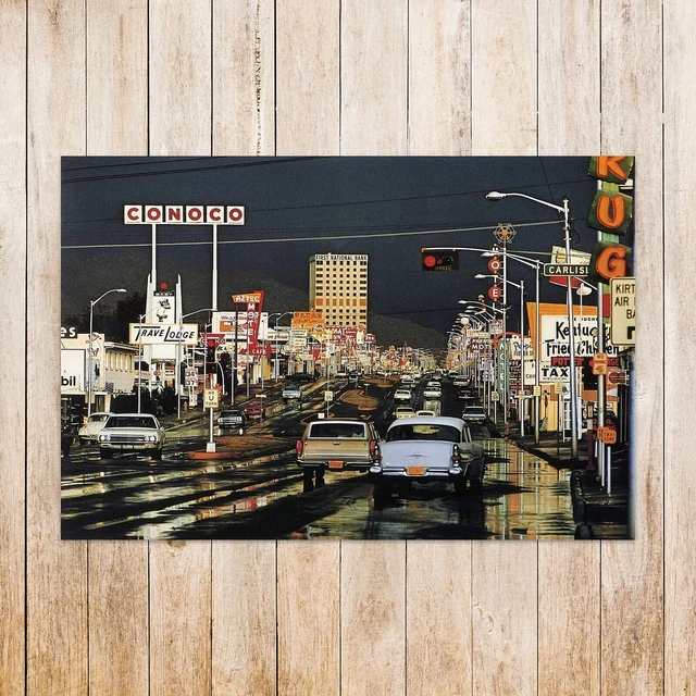 Print of Route 66 by Ernst Haas | Route 66 12x16in | A3(29x42cm) Print of Route 66 by Ernst Haas | Route 66 12x16in | A3(29x42cm)