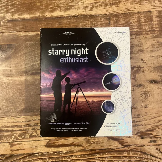Starry Night Enthusiast Windows Mac V 4.5 Complete Universe Explore Astronomy