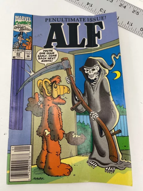 Marvel Comics Penultimate Issue ALF Vol 1 No 49 January 1992