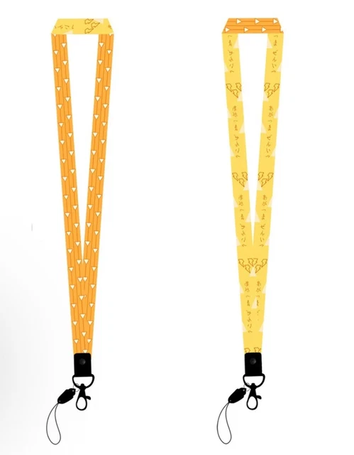 Demon Slayer Kimetsu no Yaiba Anime Zenitsu ID Badge Holder Lanyard