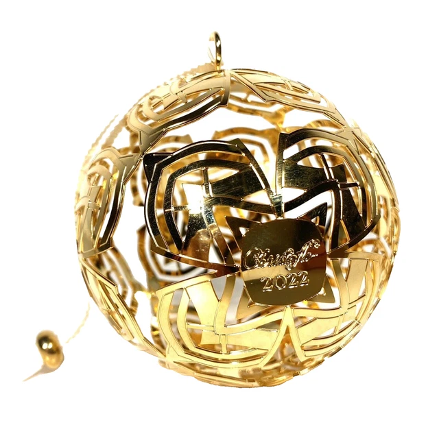 Christofle – Ornement De Noël Cœur Avec Deux Enfants (édition 1993, Verre, Coffret)