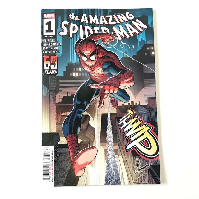 The Amazing Spider-Man #1 First Printing Romita Jr. Cover 2022 Marvel Comic VF