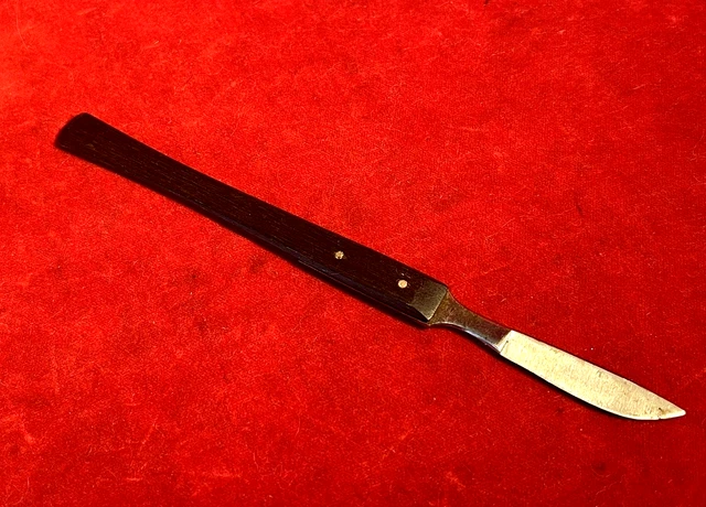 Civil War Era Doctors Field Surgical Scalpel - Maker Marked - Medical Instrument