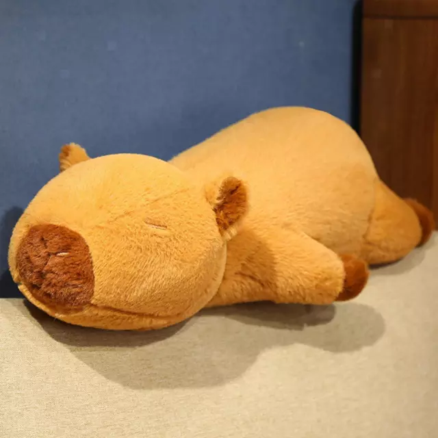 Plüsch Capybara Puppe Stofftier Puppe lustiges Sitzkissen Tiere Plüschtier