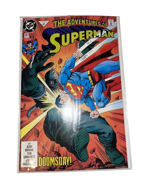 The Adventures Of Superman 497 Doomsday! December 1992 DC Comics