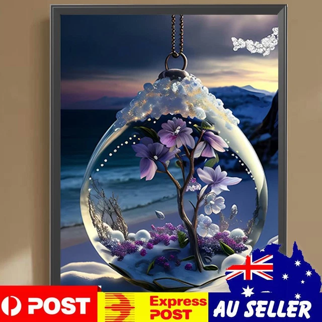 5D DIY FULL Square Drill Diamond Painting Flower Kit Home Decoration (ZQA614) 12.89 PicClick AU