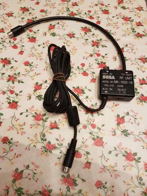 SEGA MEGA JET Console HMJ-0300 Mega Drive Genesis Tested W/ Adapter & AV Cable E - Foto 4