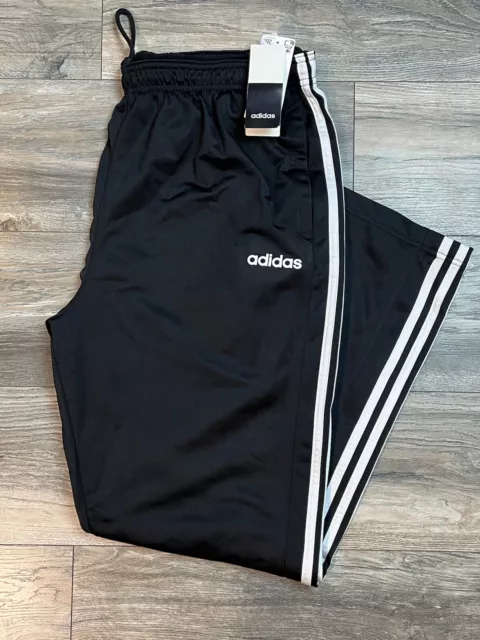 NWT Adidas Zip Ankle Jogger Pants / Size 2XL / Black White Climalite