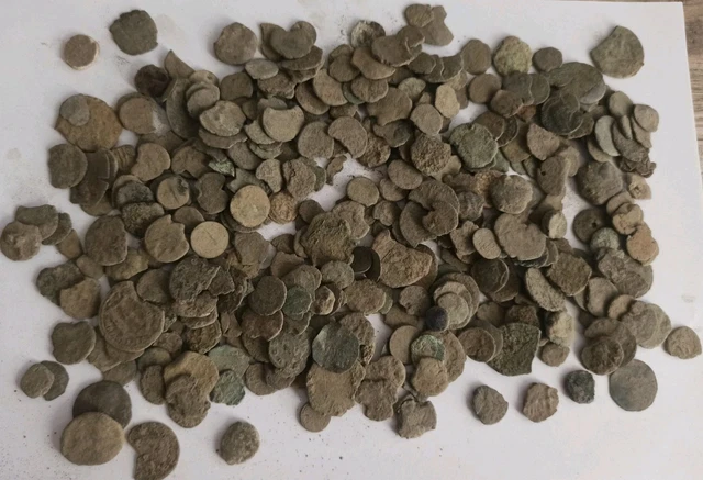 LOT OF 250+ Uncleaned Ancient Greek, Roman, Byzantine, Antique Coins £ ...