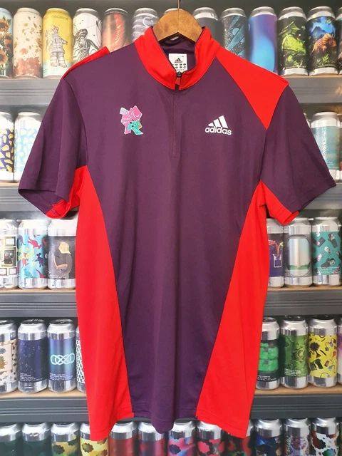 Maglietta top medio Londra 2012 Adidas uomo Olimpiadi Paralimpiadi personale volontario
