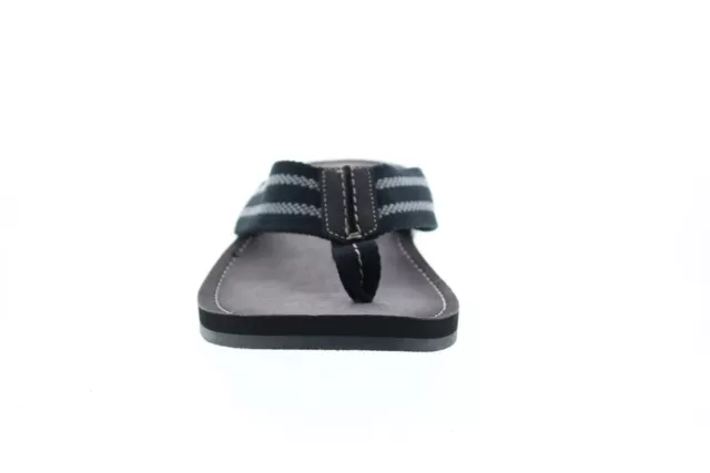 CLARKS MEN'S LACONO Post Slip On Flip-Flops/Sandals, Grey/Black, Size 7 ...