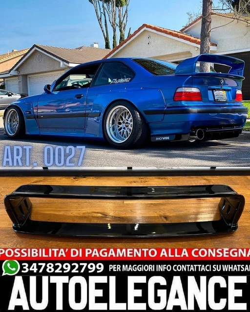 Spoiler Arrière Pour BMW Série 3 E90 – Design High Kick, ABS Peint Noir Saphir 475, Montage Adhésif - 3